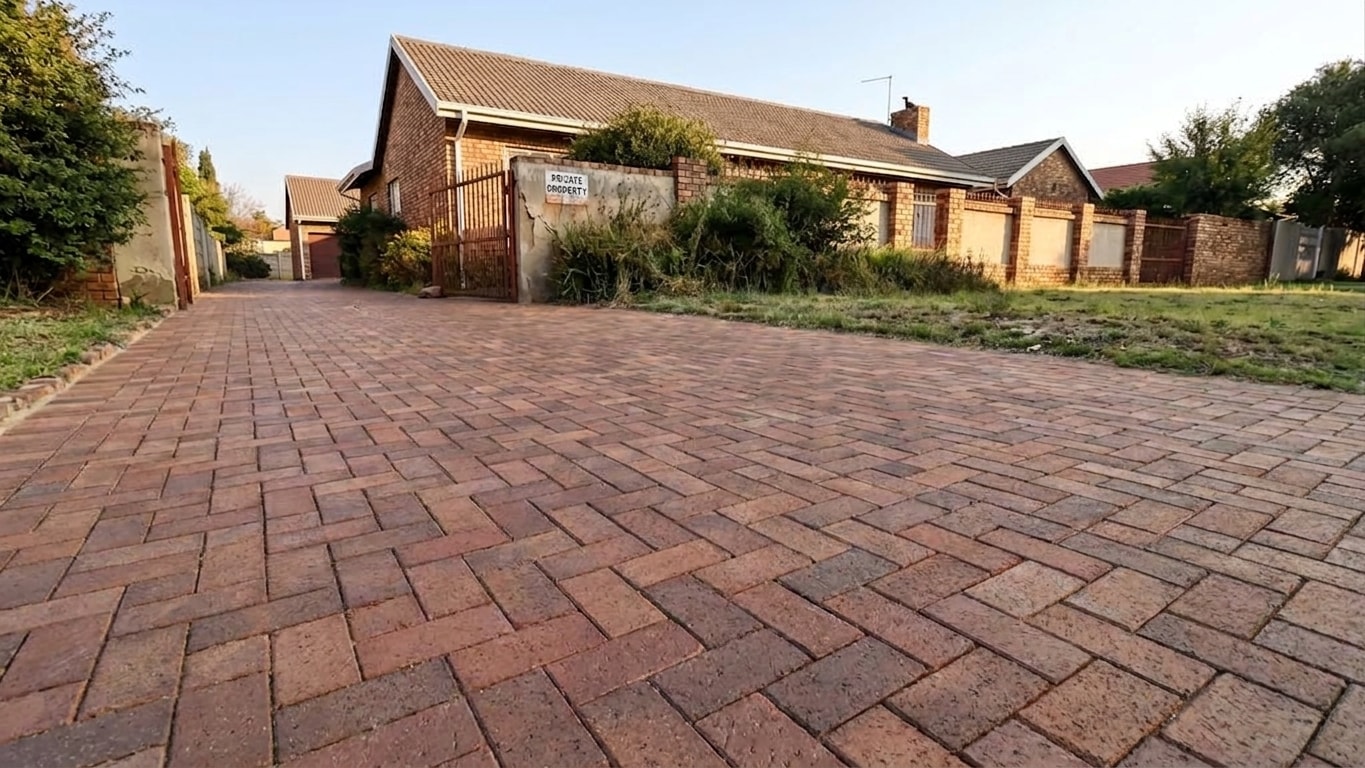 Driveway Paving after — Sandton — Sinqobile Construction